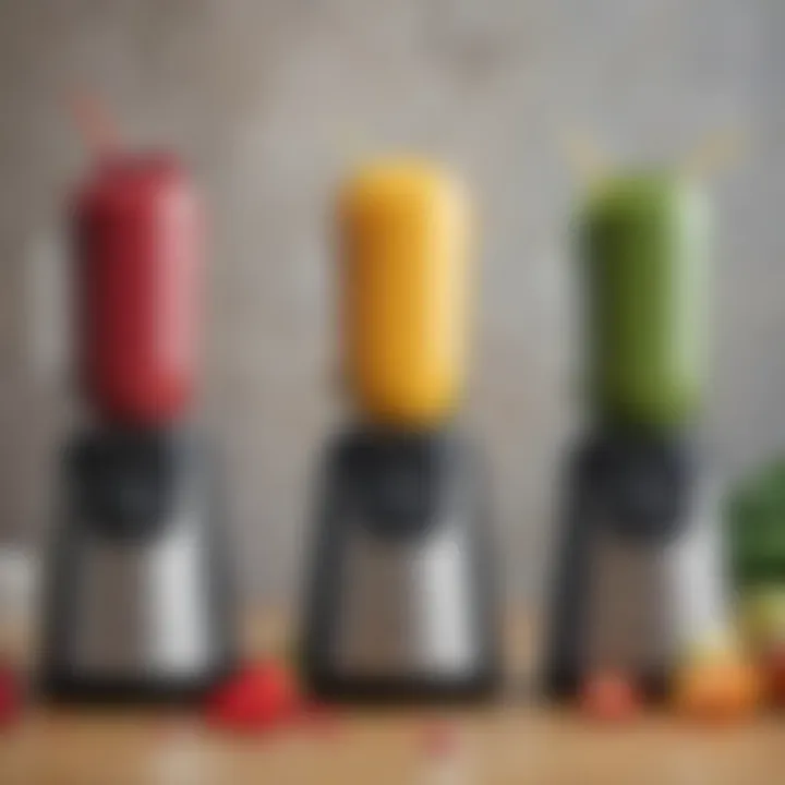 Comparison chart of top smoothie blenders