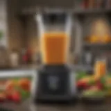 High-performance blender showcasing its sleek design