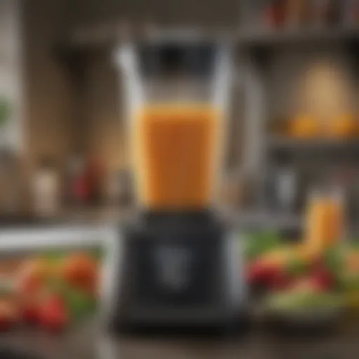 High-performance blender showcasing its sleek design