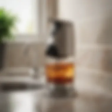 Stylish soap dispenser that integrates with smart home technology