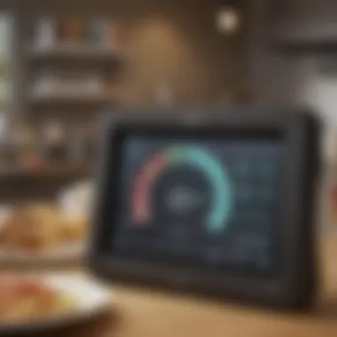 Analyzing Delivery Performance Metrics A digital dashboard illustrating delivery metrics and analytics