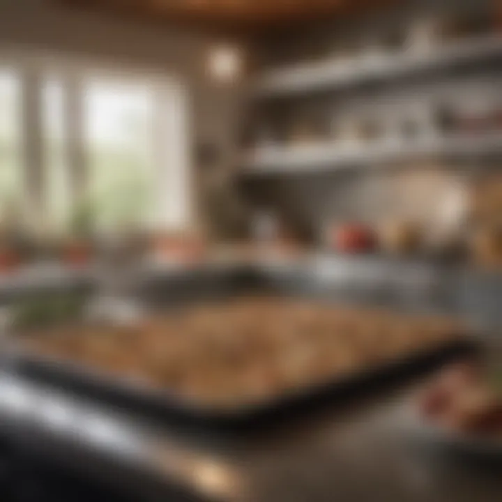 Sustainable practices in food preparation with sheet pan paper