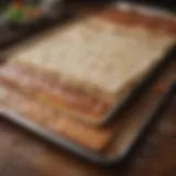 Versatile types of sheet pan paper displayed