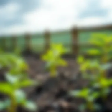 Soil Vitality Enhanced by Compost Healthy soil enriched by compost