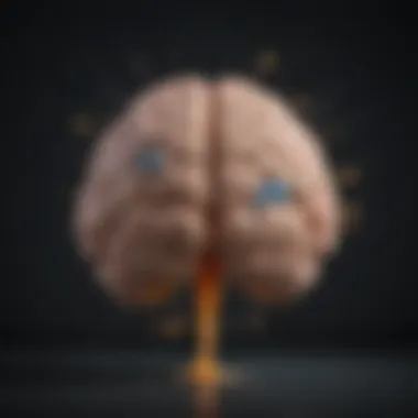 Brain Responses to Sugar Intake Illustration depicting brain activity in response to sugar consumption.