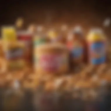 Processed Foods and Sugar Dependency Graphical depiction of processed foods and their sugar content.