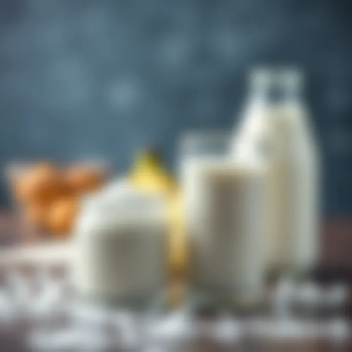 Natural Sugars Present in Milk Visual representation of natural sugars in milk