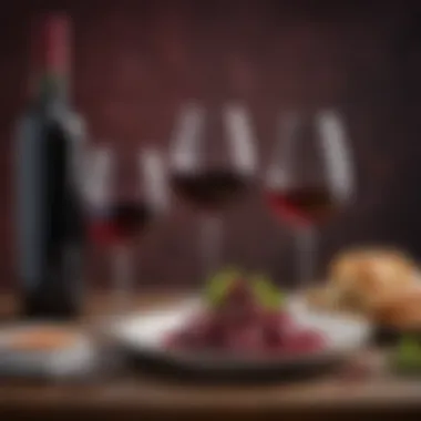 Perfect Pairings: Culinary Harmony Pairing sweet red wine with gourmet dishes