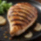 Nutritional breakdown of grilled chicken breast