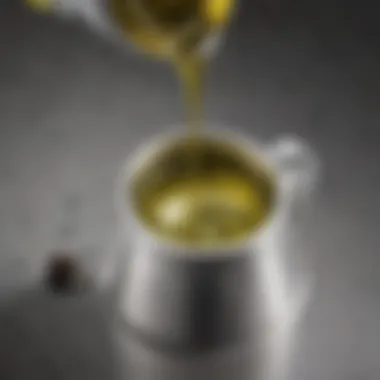 Elegant olive oil dispenser cap with spout