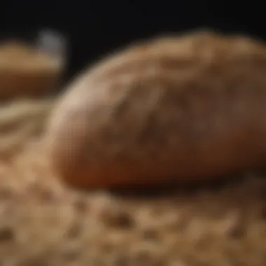 Whole Grains for Vegan Rye Bread Close-up of whole grains used in vegan rye bread