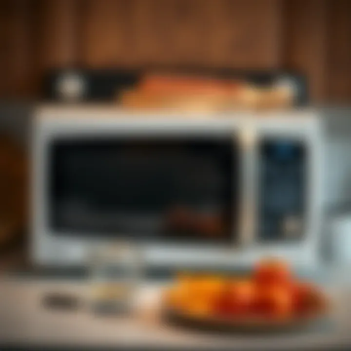 Maintenance tools for an over-the-range microwave