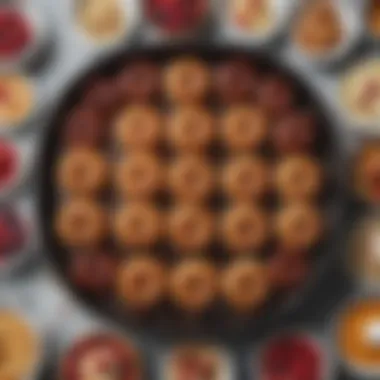 Desserts Perfected in a 10 x 12 Space A beautifully arranged selection of desserts baked in a 10 x 12 pan