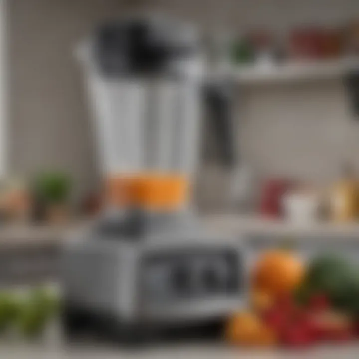 Close-up of Vitamix blender demonstrating durability