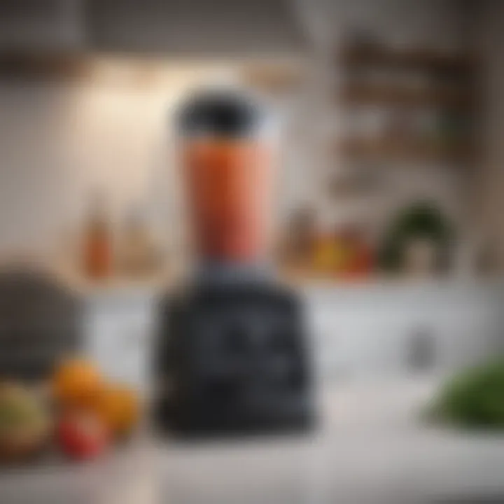 Vitamix blender in an upscale kitchen setting