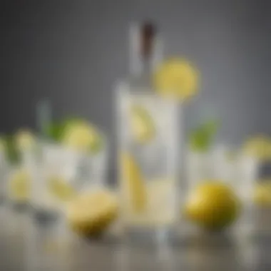 A vibrant display of different Vodka Lemon Lime variations