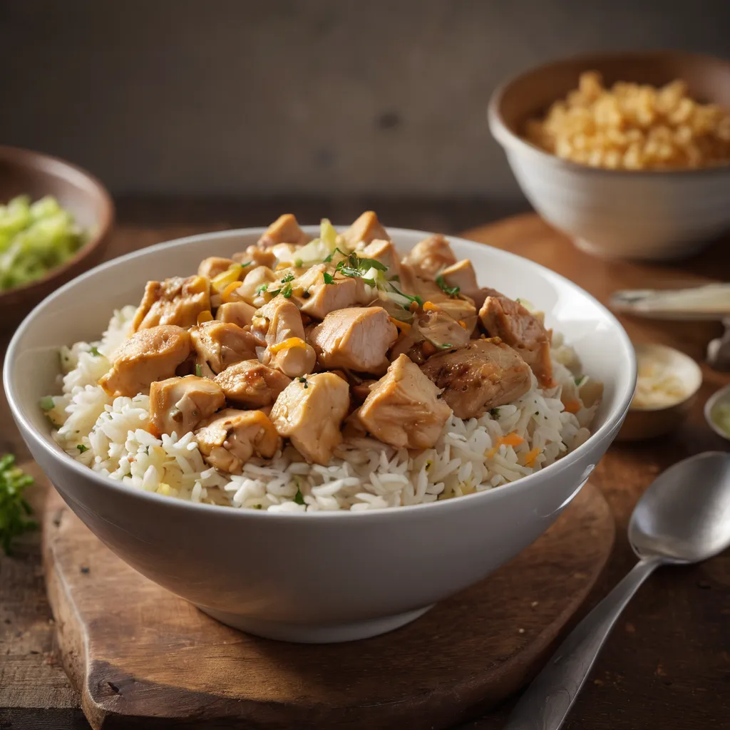 Image showcasing Nutritious Rice and Chicken Dog Food Recipe